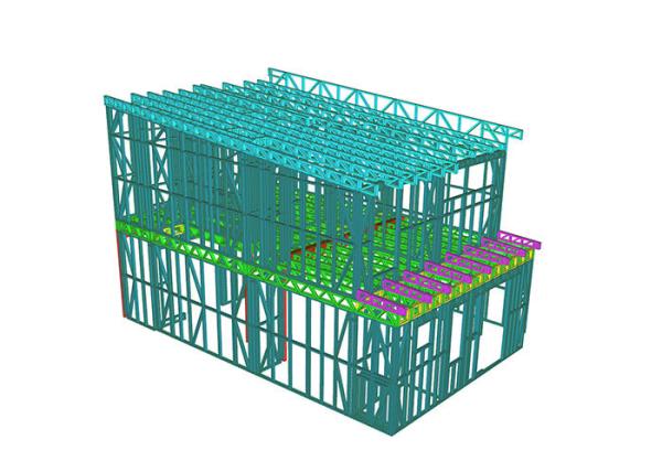 Modular Home Prefabricated House Construction Apartment Buildings With Light