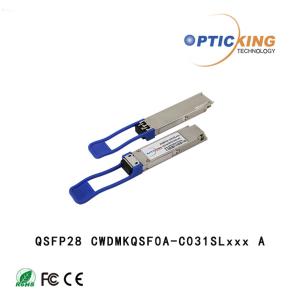 Quality 1311nm 1331nm 100G QSFP28 CWDM4 10km Fiber Optical Module wholesale