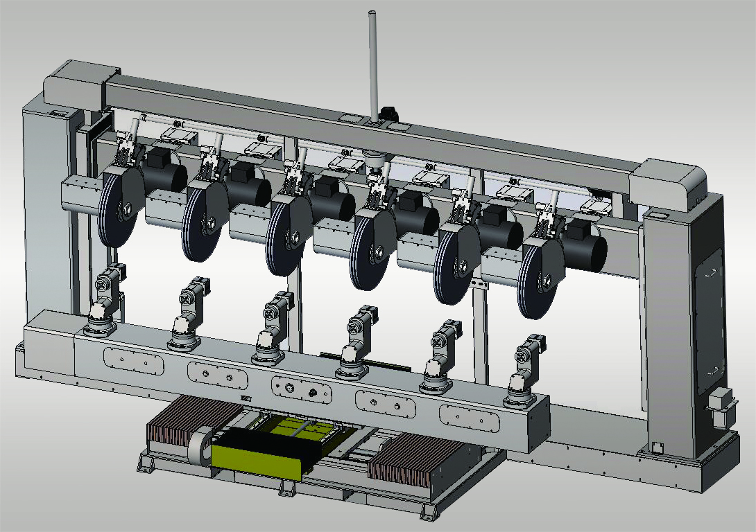 Easy Operation Automatic Buffing Machine With 6 Axes DZ Servo CNC System Control