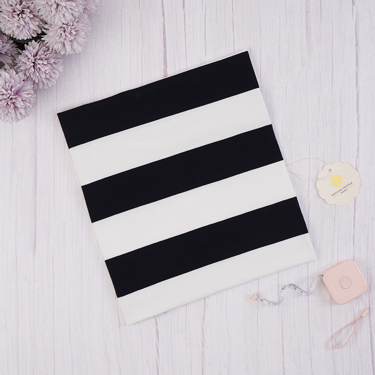 Pure Cotton Double Yarn Custom Single Jersey Fabric Plain Weave For T - Shirt