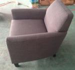 Hotel fabric lounge chair with ottoman ,single sofa LC-0011