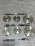 Bronze Alloy Worm Gear Wheel Set Transmission Spare Parts 62 HRC