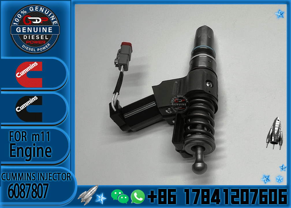 New Common Rail Diesel Fuel Injector 4307516 6087807 3080931F For Cummins QSN14 N14