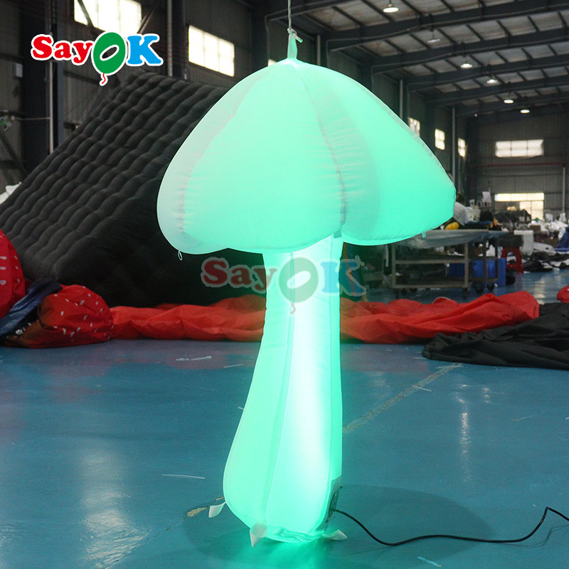 3.2FT Inflatable Mushroom Light Christmas Decoration Led Mushroom Inflatable