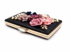 Elegant Flora Bridal Evening Clutch Bags 18 * 11 * 5cm For Women