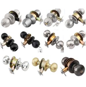 Quality Stainless Steel Cylindrical Knob Lock Lockset Deadbolt Door Lock For Truck Door 0.22 Kgs wholesale