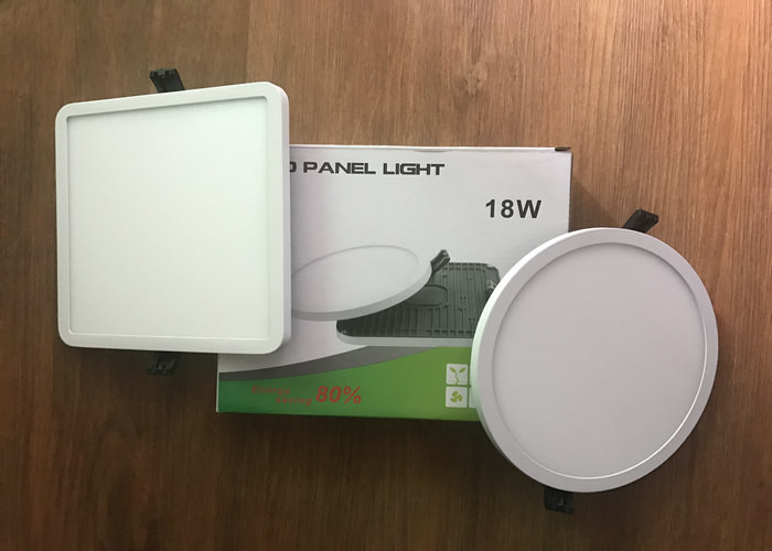 90lm / W Office Led Panel Light , Ic Isolated Led Flat Panel Ceiling Lights