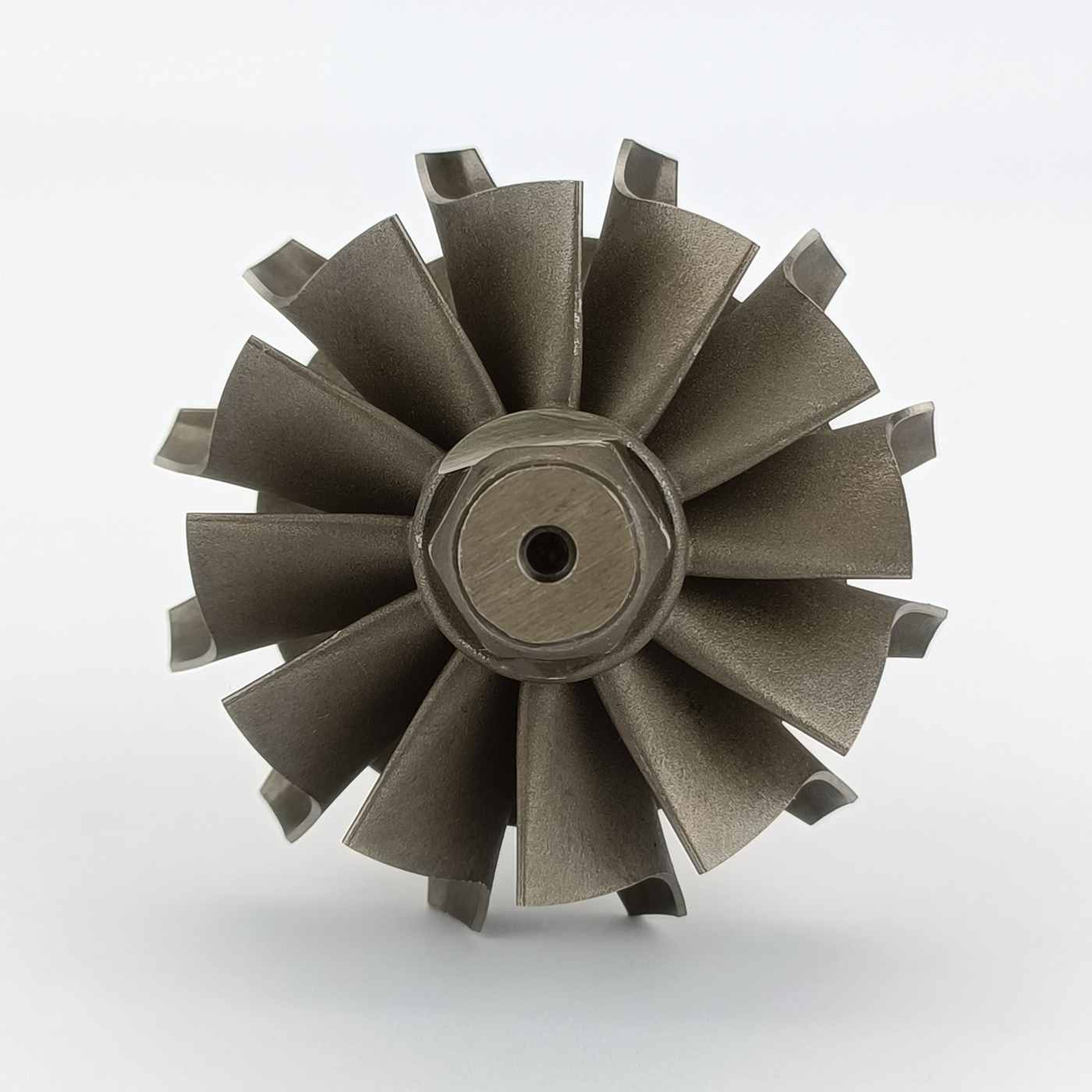 MS-TECH Turbo K16 Turbine Wheel Shaft 53169706500 53169806500 53169886500 Fit Turbos Ind 55mm Exd 46.2mm Blades 12