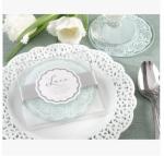 New creative promotion gift product wedding gift glass coaster cup cushion