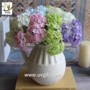 Quality UVG FHY63 making hydrangea flowers artificial for wedding decorating and partying wholesale