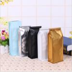0.5lb 8oz Breathable Aluminum Foil Stand Up Pouch Mini Zipper Coffee Packaging