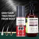 Medical Black Anti Grey Hair Shampoo For White Hair Treatment From Root 300ml