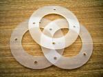 Customized Size Food Grade Silicone Washers , Closed Cell Silicone Foam Gasket
