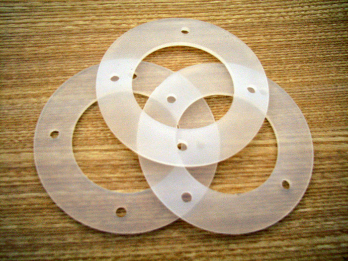 Customized Size Food Grade Silicone Washers , Closed Cell Silicone Foam Gasket