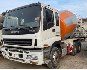 Quality 287KW 6M3 Used Concrete Mixer Truck Refurished 6*4 ISUZU CXZ51K 3 Axes wholesale