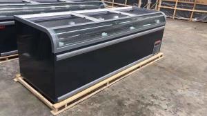 Quality Display Static Cooling R290 High Glass Supermarket Island Freezer wholesale