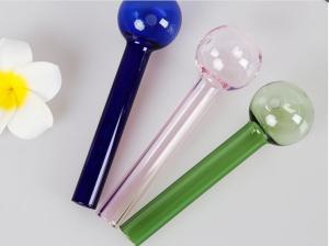 Quality hand blow glass oil burner straight wholesale