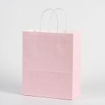 Holographic Paper Bulk Paper Shopping Bags For Snack Packaging Brown Kraft Paper
