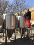 Thick Shell Home Microbrewery Equipment , Hotel Commercial Beer Making Equipment