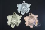 Novelty Custom Bespoke Running Medals Zinc Alloy , Iron , Brass Material
