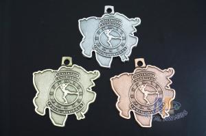 Quality Novelty Custom Bespoke Running Medals Zinc Alloy , Iron , Brass Material wholesale