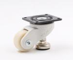 White Conveyor Belt Heavy Duty Nylon Caster Wheels 5cm 150kg