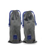 10x15cm Velvet Fabric Drawstring Gift Bags Logo Embroidered