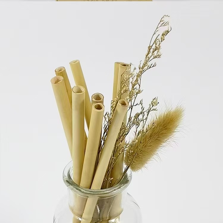 100% Natural Reed Drinking Straws Biodegradable Smoothie Straws Juice Coffee