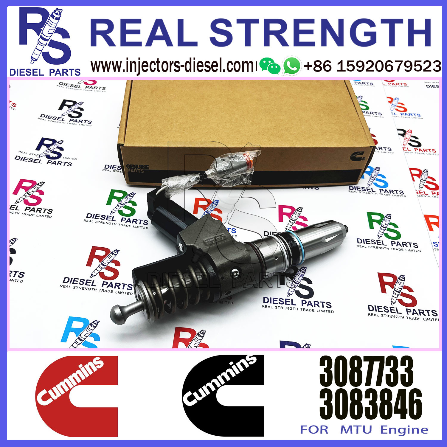 Diesel Fuel Injector N14 Common rail injector 3087733 3087560 3411752 3411765