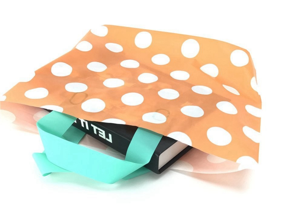 Semi-Transparent FROSTED (SMALL) Rigid Plastic Soft Loop Handle Gift / Retail Shopping Bags