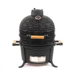 Quality Kitchenware Charcoal BBQ Black 15 Inch Kamado Grill wholesale