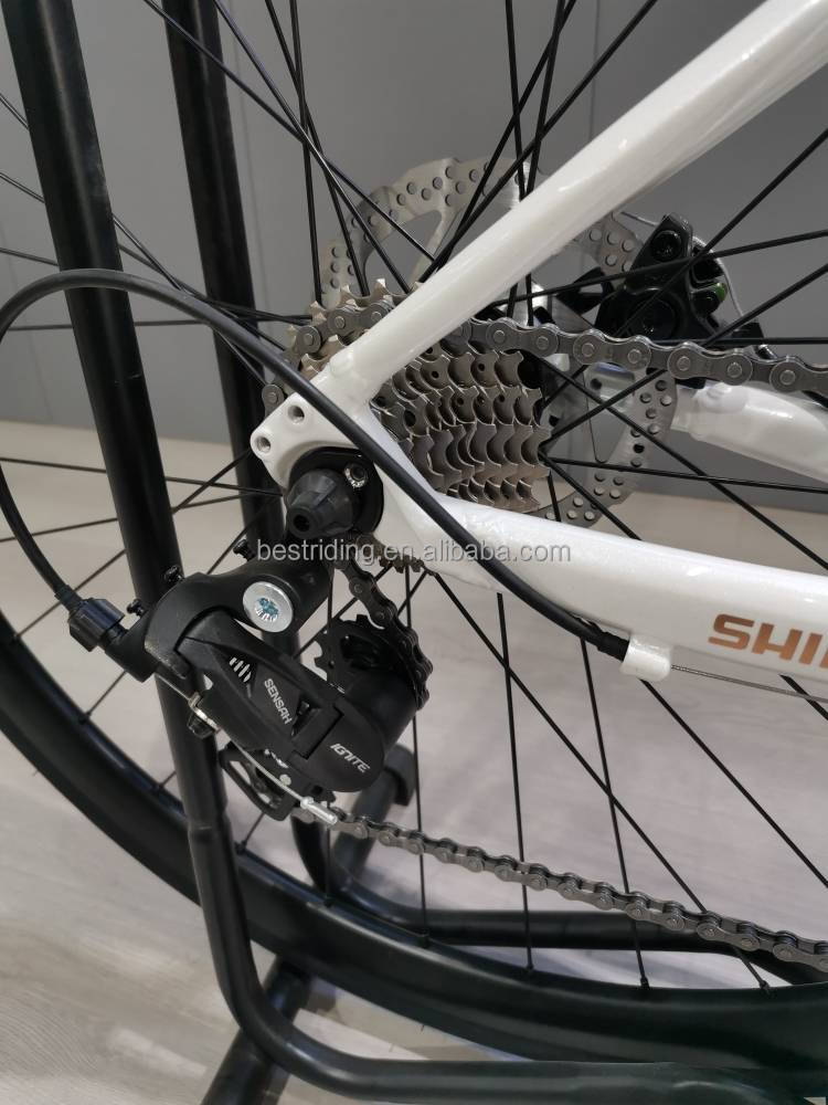 Carbon Fiber Welding Road Bike 700C 2*9s 1*9s AL Frame Nice Shape AL Hub And 10kg