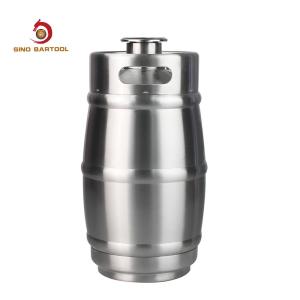Quality Stainless Steel 304 Flat Bottom Empty 5L Draught Beer Keg wholesale
