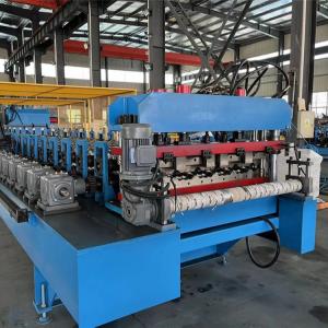 Quality YX28-200-1000 Tile Roll Forming Machine With Hydraulic Cutting And Pressing 11kw 0.6mm wholesale