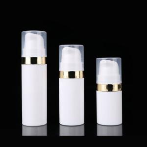 Quality 5ML 10ML 15ML plastic PP white airless pump bottle wholesale