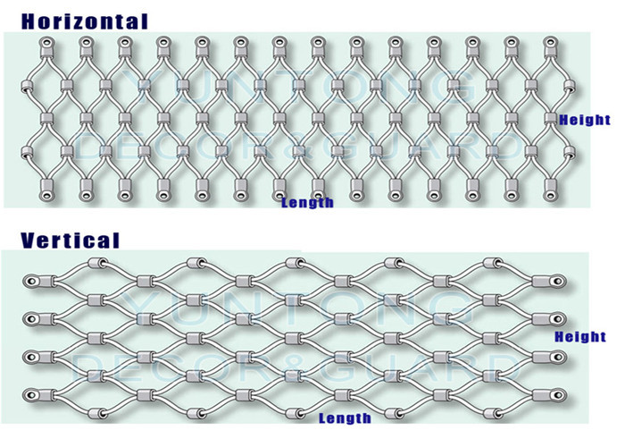 Balcony / Car Park Protection 7x7 Stainless Steel Architectural Mesh