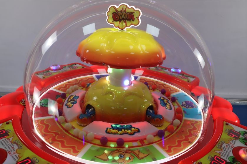 Dino Mouth Coin Gambling Machine , 4 Players Ticket Arcade Amusement Machines