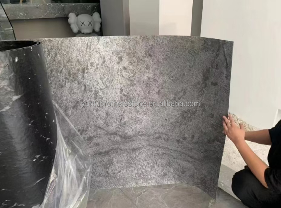 Flexible Clay Natural MCM Stone Veneer for Wall Cladding Texture Tiles Hotel 1mm Thin