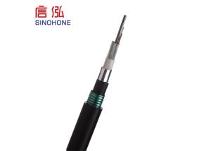 Quality 53 Direct Burial Armored Fiber Optic Cable Single Mode Moisture Proof wholesale