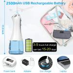 Dental Battery Operated Water Flosser Electric With Detachable Reservoir