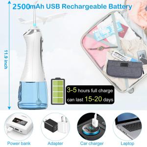 Quality Dental Battery Operated Water Flosser Electric With Detachable Reservoir wholesale