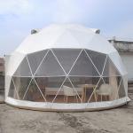 2022 Outdoor Family Garden Glamping Dome House 6m Dome Tent with Bathroom