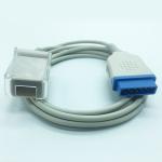 Marquette 12 Pin SPO2 Extension Cable 2.2M Length For Medical Equipment, Gray