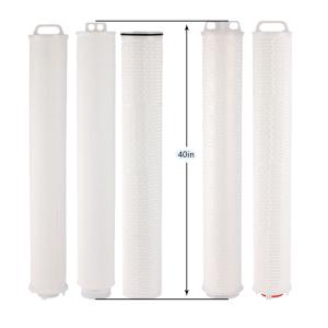 Quality High Filtration Area Water Filtration Cartridges for Petroleum and Chemical Industry wholesale