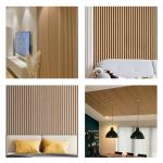 Eco Sound Absorption Oak Veneer Wooden Acoustic Panel 21mm