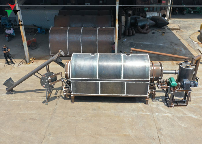 500kg/H Biomass Peanut Shell Charcoal Carbonization Machine