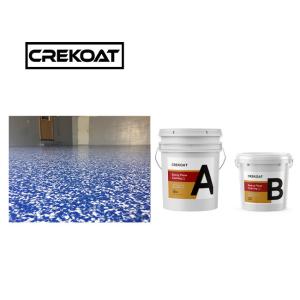 Quality Flake Spray Epoxy Resin Floor Coating Seamless No Bubbles Customizable wholesale