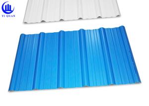 Quality Trapezoidal Wave Type PVC Plastic Roofing Sheets 3 Layer Heat Insulated wholesale