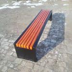 Waterproof Outdoor Natural Bamboo Park Bench With Antique Appearance