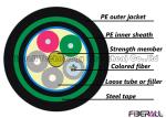 12 Fibers GYTY53 Outdoor Fiber Optic Cable With Central Strengthen Membe